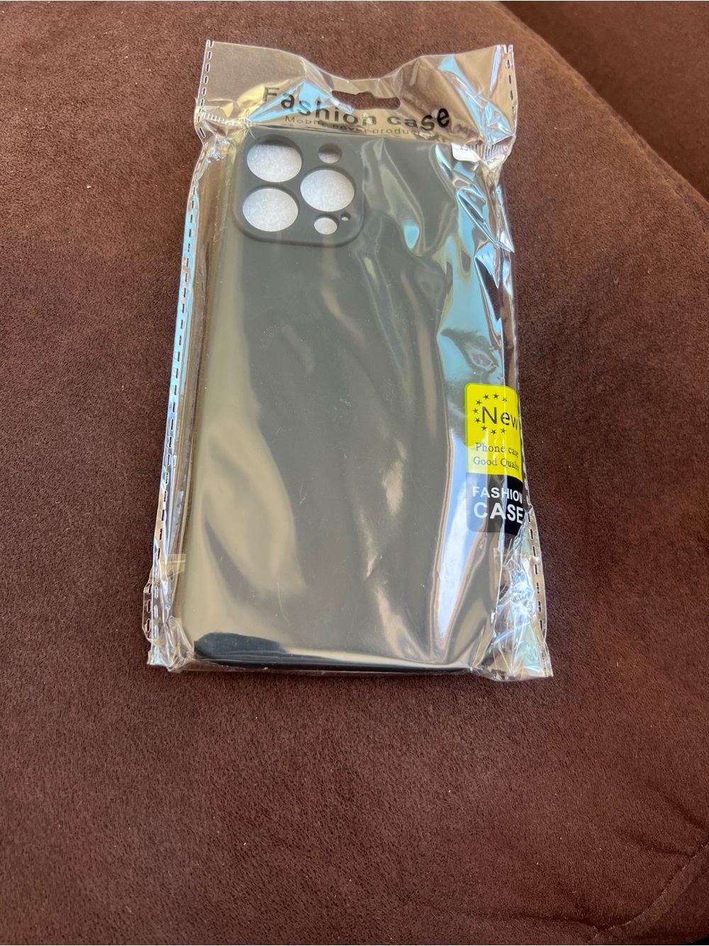 iPhone 13 Pro Max Liquid Silicone Case – Matte Black (Brand New in Package)